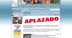 Desktop Screenshot of apesorjerez.com